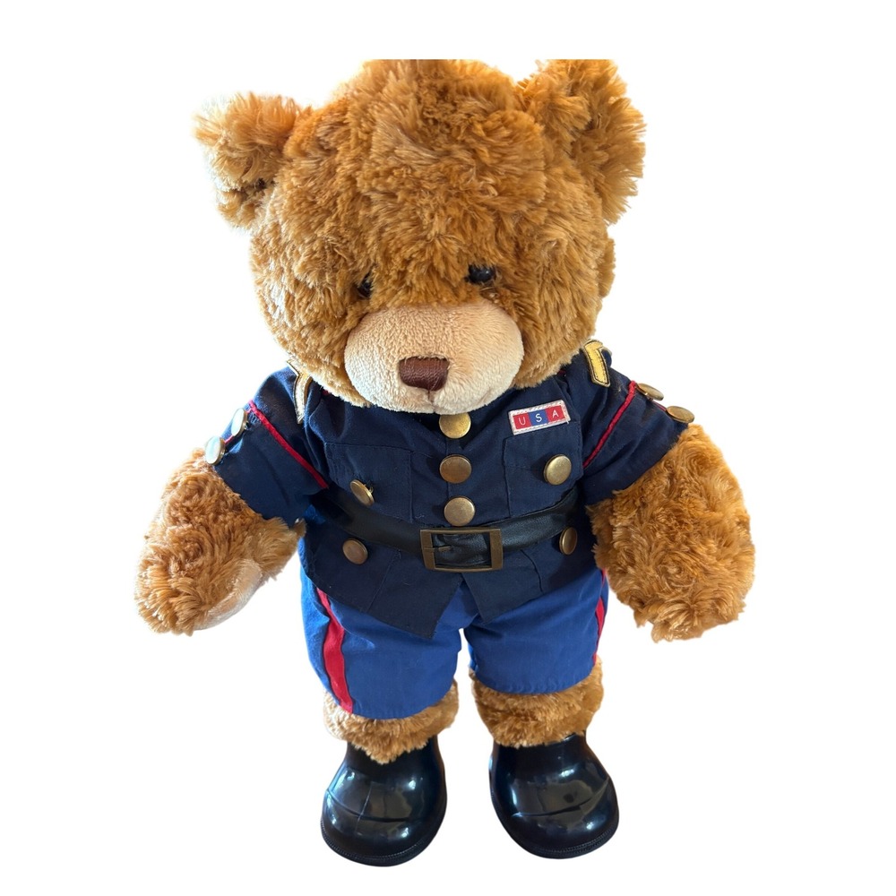 Build-A-Bear Workshop Plush‎ Teddy Bear Marine Corps Uniform Collectible